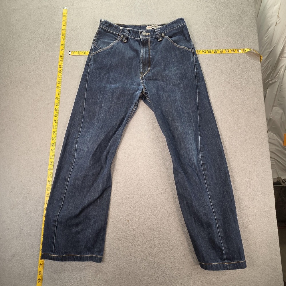 VTG Levis Engineered Jeans Mens Blue 10th Anniversary Twisted Fits 30x28
